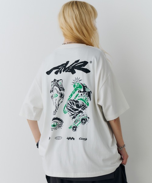 AIVER(アイバー)の「Johann×AIVER S/S TEE(Tシャツ/カットソー・メンズ・ブラック/ホワイト・LARGE/MEDIUM/SMALL)」の8枚目の写真