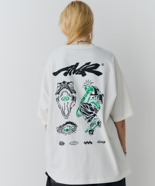 AIVER(アイバー)の「Johann×AIVER S/S TEE(Tシャツ/カットソー・メンズ・ブラック/ホワイト・LARGE/MEDIUM/SMALL)」の6枚目の写真