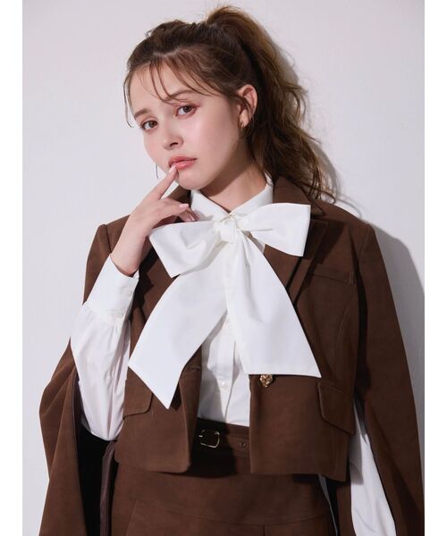 dazzlin 【セットアップ対応】テーラーショートジャケット セット割 新作 セール】【セットアップ対応】テーラーショートジャケット（テーラード