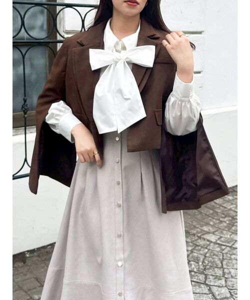 dazzlin 【セットアップ対応】テーラーショートジャケット セット割 新作 セール】【セットアップ対応】テーラーショートジャケット（テーラード