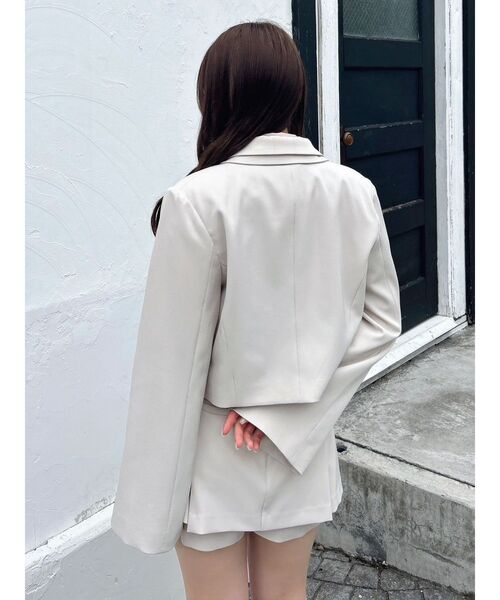 セール】【セットアップ対応】テーラーショートジャケット