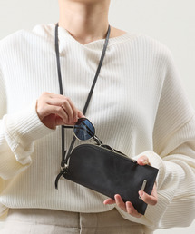 And A | PADRONE パドローネ / Eyewear case01 (leather strap) モストロレザー サフィアーノレザーサングラスケース メガネケース / PG9995-5010(サングラス)