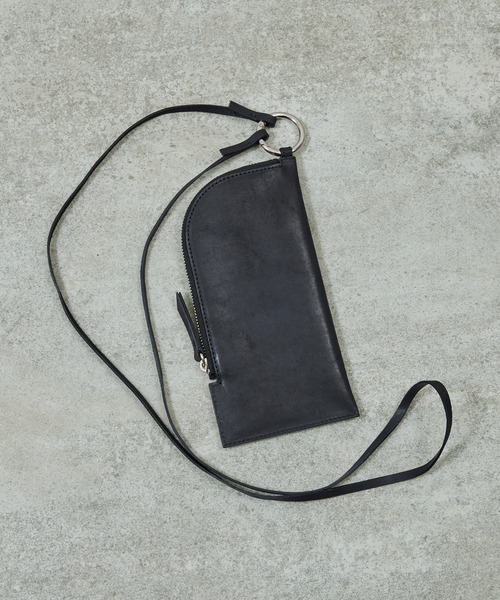 And A(アンドエー)の「PADRONE パドローネ / Eyewear case01 (leather strap) モストロレザー サフィアーノレザーサングラスケース メガネケース / PG9995-5010(サングラス・メンズ・ブラック系その他/ブラック・FREE)」の12枚目の写真