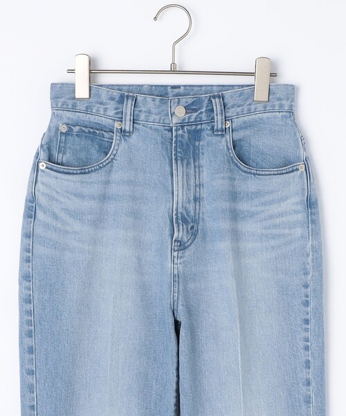 Rie Miller 【RM denim】センタープレスハイウエストデニム RM denim】センタープレスハイウエストパンツ（デニムパンツ