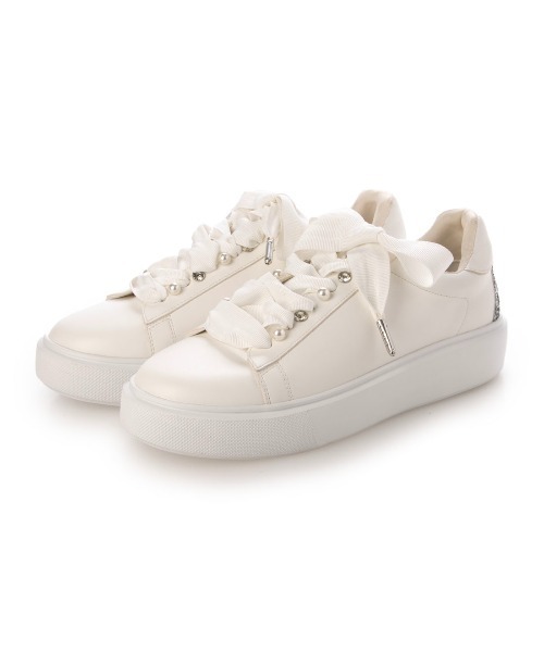 EVOL（イーボル）の「【S-LLサイズ展開・ふかふか】パールストーンスニーカー IZ5791（スニーカー・レディース・ホワイト/ブラック・LL/S/M/L）」の16枚目の写真