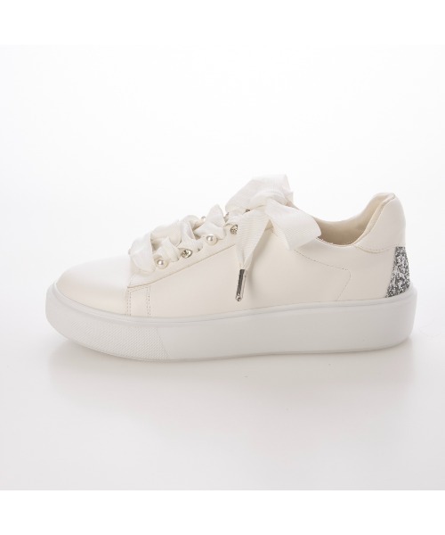 EVOL（イーボル）の「【S-LLサイズ展開・ふかふか】パールストーンスニーカー IZ5791（スニーカー・レディース・ホワイト/ブラック・LL/S/M/L）」の17枚目の写真