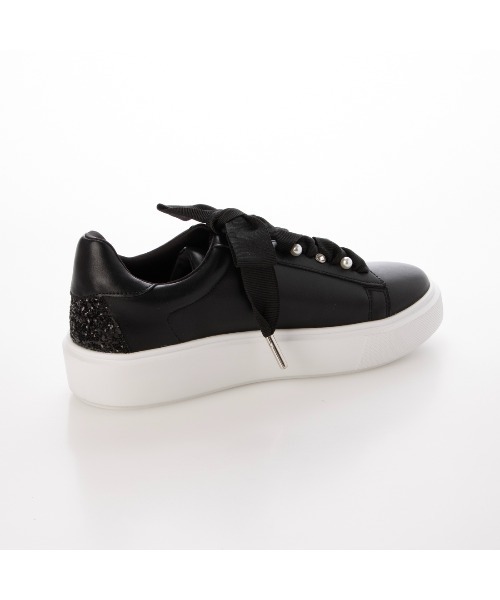 EVOL（イーボル）の「【S-LLサイズ展開・ふかふか】パールストーンスニーカー IZ5791（スニーカー・レディース・ホワイト/ブラック・LL/S/M/L）」の13枚目の写真