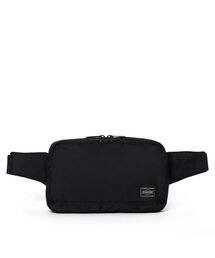 hurry★ 　PORTER ブラック ボディバッグ　ウエストポーチ ポーター PORTER ポーター フラッシュ ウエストバッグ(S) 689ー