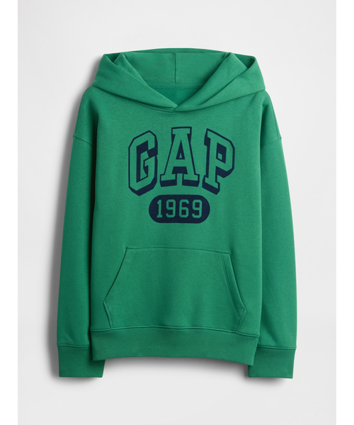 GAP(ギャップ)の「ヴィンテージソフト GAPロゴパーカー (キッズ)(パーカー・キッズ・ワイン/ブルー/イエロー/グリーン・110cm/120cm/130cm/140cm/150cm/160cm)」の9枚目の写真