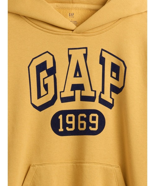 GAP(ギャップ)の「ヴィンテージソフト GAPロゴパーカー (キッズ)(パーカー・キッズ・ワイン/ブルー/イエロー/グリーン・110cm/120cm/130cm/140cm/150cm/160cm)」の6枚目の写真