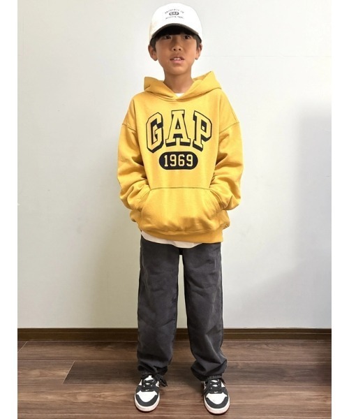 GAP(ギャップ)の「ヴィンテージソフト GAPロゴパーカー (キッズ)(パーカー・キッズ・ワイン/ブルー/イエロー/グリーン・110cm/120cm/130cm/140cm/150cm/160cm)」の21枚目の写真