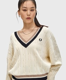FRED PERRY｜フレッドペリーのニット/セーター（Vネック）通販 - ZOZOTOWN