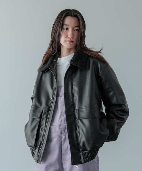 新品・未使用 JOSEPH HOMME レザー袖 52 XL相当 希少サイズ EDIFICE（エディフィス） 革ジャン ライダース A2 レザーショート