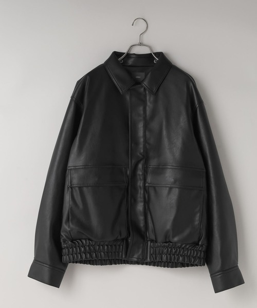 LFM(U)】フェイクレザーボアジャケット 571332（ブルゾン）｜LOWRYS