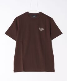 A.P.C. アーペーセー Tシャツ・カットソー 茶 S 0400725M0031 A.P.C ブラウン（茶色）系 S A.P.C.(アーペーセー) Tシャツ