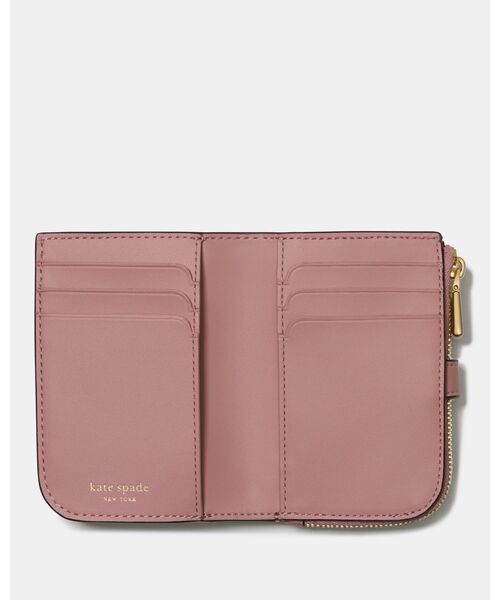 kate spade new york（ケイトスペード ニューヨーク）の「デコ スモール コンパクト ウォレット（財布・レディース・ピンク・ONESIZE）」の2枚目の写真