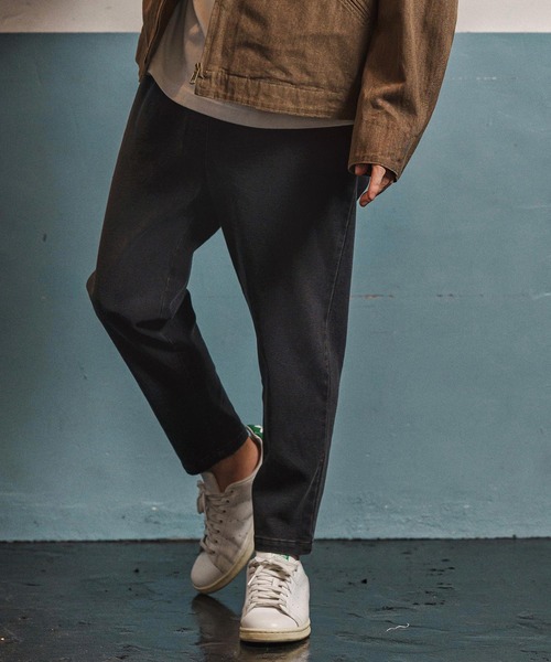 CAMBIO(カンビオ)の「mp13973- Fleece Lining Denim Jogger Pants デニムジョガーパンツ(CAM25AW-023)(デニムパンツ・メンズ・ブラック/ネイビー/インディゴブルー・S/M/L)」の1枚目の写真