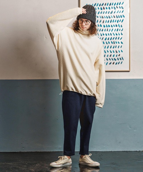 CAMBIO(カンビオ)の「mp13973- Fleece Lining Denim Jogger Pants デニムジョガーパンツ(CAM25AW-023)(デニムパンツ・メンズ・ブラック/ネイビー/インディゴブルー・S/M/L)」の13枚目の写真