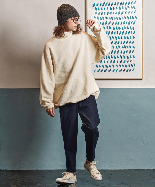 CAMBIO(カンビオ)の「mp13973- Fleece Lining Denim Jogger Pants デニムジョガーパンツ(CAM25AW-023)(デニムパンツ・メンズ・ブラック/ネイビー/インディゴブルー・S/M/L)」の14枚目の写真