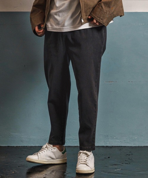 CAMBIO(カンビオ)の「mp13973- Fleece Lining Denim Jogger Pants デニムジョガーパンツ(CAM25AW-023)(デニムパンツ・メンズ・ブラック/ネイビー/インディゴブルー・S/M/L)」の17枚目の写真