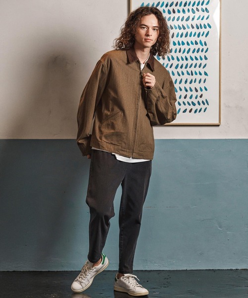 CAMBIO(カンビオ)の「mp13973- Fleece Lining Denim Jogger Pants デニムジョガーパンツ(CAM25AW-023)(デニムパンツ・メンズ・ブラック/ネイビー/インディゴブルー・S/M/L)」の19枚目の写真