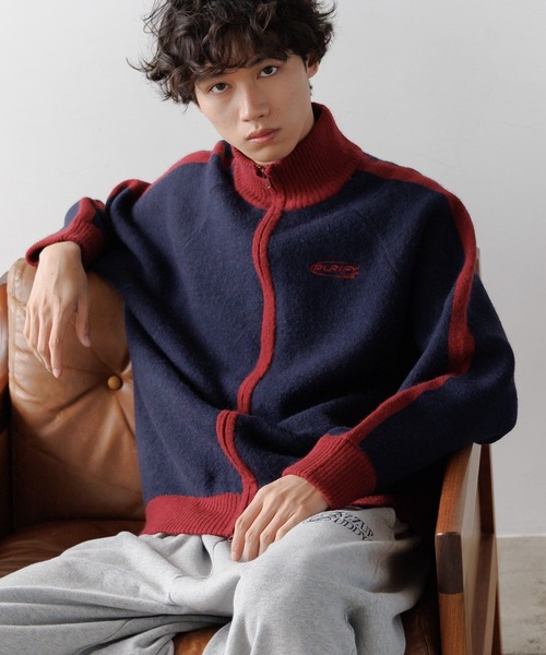 セール】《UNISEX》トラックニット（ニット/セーター）｜PBLIM