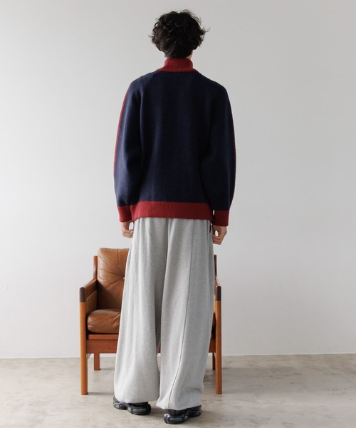 PBLIM（ページボーイリム）の「《UNISEX》トラックニット（ニット/セーター・レディース・ブラウン/ネイビー・FREE）」の19枚目の写真