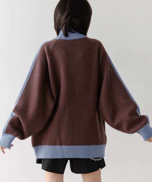 PBLIM UNISEX トラックニット ブラウン PBLIM（ページボーイリム）の「《UNISEX》トラックニット
