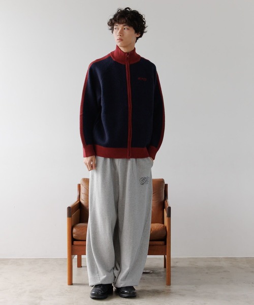 PBLIM UNISEX トラックニット ブラウン PBLIM（ページボーイリム）の「《UNISEX》トラックニット