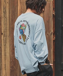 CAMBIO | mlt5368- プリントロンT_Skull Ice Cream (CASD-160)(Tシャツ/カットソー)