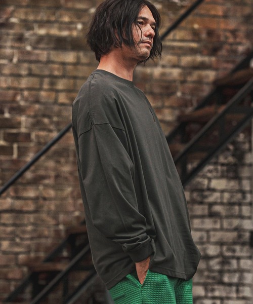 CAMBIO(カンビオ)の「mlt5368- プリントロンT_Skull Ice Cream (CASD-160)(Tシャツ/カットソー・メンズ・ホワイト/スミクロ/ブルー系その他・S/M/L/XL)」の11枚目の写真