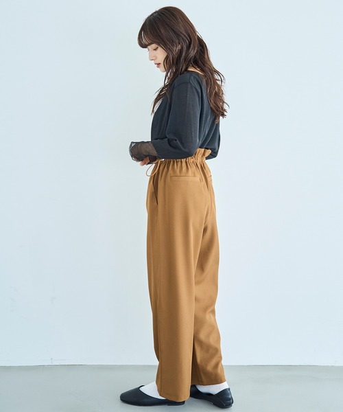 mil(ミル)の「シアースリーブ プルオーバー【588084】(Tシャツ/カットソー・レディース・グレー/オフホワイト/ブラック・XS/S)」の22枚目の写真