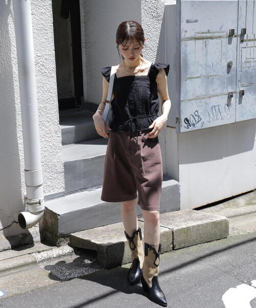 FREE'S MART（フリーズマート）の「◆２ＷＡＹオフショルキャミブラウス（シャツ/ブラウス・レディース・ブラック/レッド/ホワイト・FREE）」の14枚目の写真