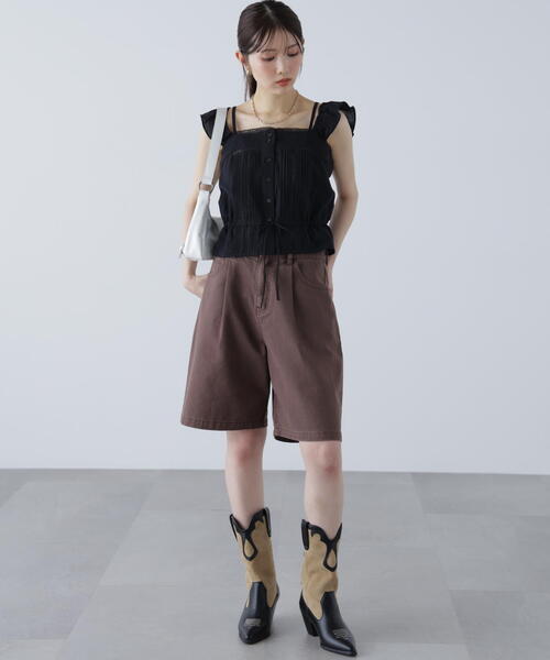 FREE'S MART（フリーズマート）の「◆２ＷＡＹオフショルキャミブラウス（シャツ/ブラウス・レディース・ブラック/レッド/ホワイト・FREE）」の20枚目の写真