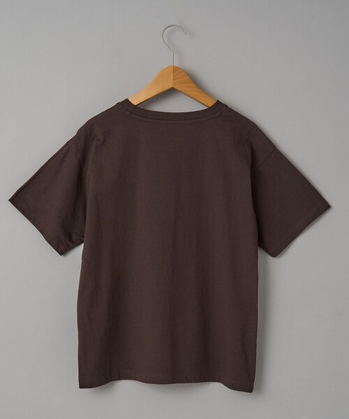 coen(コーエン)の「配色ロゴ刺繍Tシャツ(Tシャツ/カットソー・レディース・ライラック/オフホワイト/ダークブラウン/ダークグレー・L/M)」の21枚目の写真