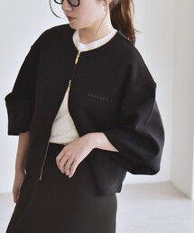 新品 チュウベイ 24SS 洗濯可 ストレッチ ノーカラー ブルゾン M 黒 新品 チュウベイ 24SS 洗濯可 ストレッチ ノーカラー ブルゾン L