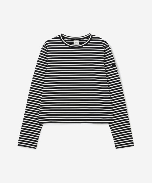 ORCIVAL（オーシバル）の「ORCIVAL | クルーネック長袖カットソー WOMEN（Tシャツ/カットソー・レディース・レッド系その他/ブラック系その他/グレー系その他・1）」の2枚目の写真