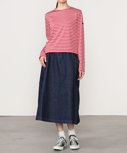 ORCIVAL（オーシバル）の「ORCIVAL | クルーネック長袖カットソー WOMEN（Tシャツ/カットソー・レディース・レッド系その他/ブラック系その他/グレー系その他・1）」の9枚目の写真