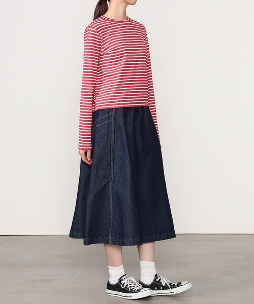 ORCIVAL（オーシバル）の「ORCIVAL | クルーネック長袖カットソー WOMEN（Tシャツ/カットソー・レディース・レッド系その他/ブラック系その他/グレー系その他・1）」の5枚目の写真