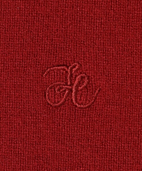 Feroux（フェルゥ）の「胸元刺繍パールニット カーディガン（カーディガン/ボレロ・レディース・アイボリー系/ダークブラウン系/レッド系/グレー系・F）」の12枚目の写真
