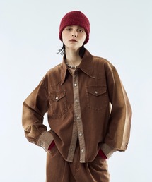 seyto(�Z�C�g)��Gradation denim shirt jacket / �O���f�[�V�����f�j���V���[�g�W���P�b�g(�f�j���W���P�b�g)