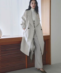 【上質ウール70%】チェスターコート ロングコート ウールコート 冬 ロング丈