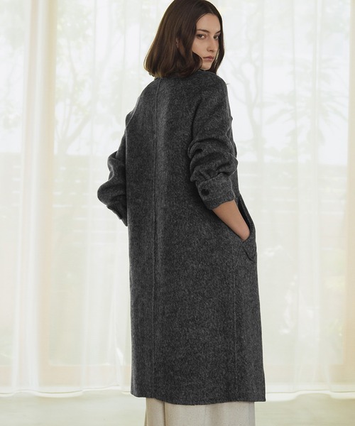 セール】【2025AW】【ウール70％】チェスターコート ロングコート