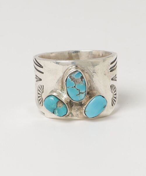 ERICKA NICOLAS BEGAY（エリッカ ニコラス ビゲイ）の「【ERICKA NICOLAS BEGAY】（リング・メンズ・A/B/C/D・23/21/22）」の3枚目の写真