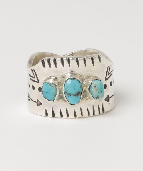 ERICKA NICOLAS BEGAY（エリッカ ニコラス ビゲイ）の「【ERICKA NICOLAS BEGAY】（リング・メンズ・A/B/C/D・23/21/22）」の4枚目の写真