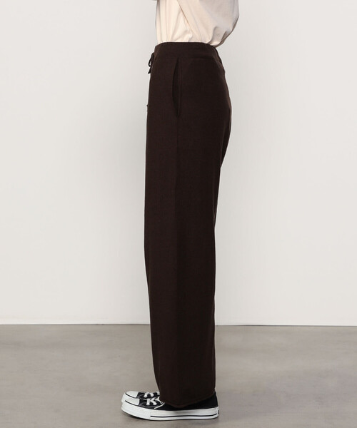 UNFIL | ブラッシュシルクコットン ワイドパンツ WOMEN（その他パンツ