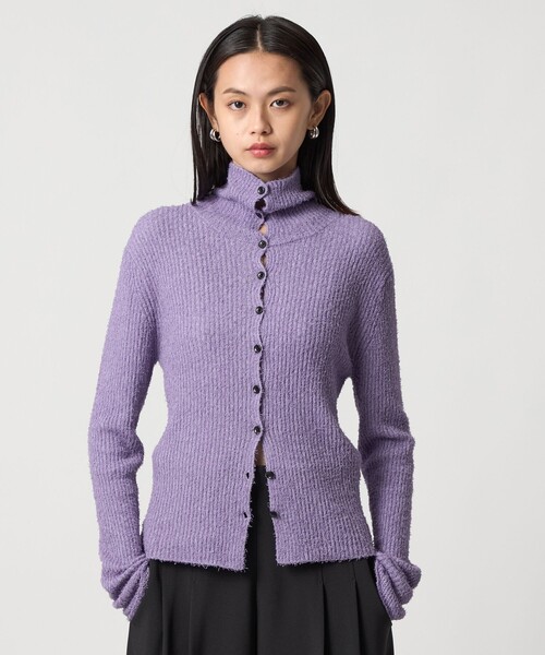 EMMEL REFINES（エメルリファインズ）の「＜EMMEL REFINES＞EM メランジ 2WAY ニット トップス（ニット/セーター・レディース・ライラック/ライトグレー・FREE）」の10枚目の写真