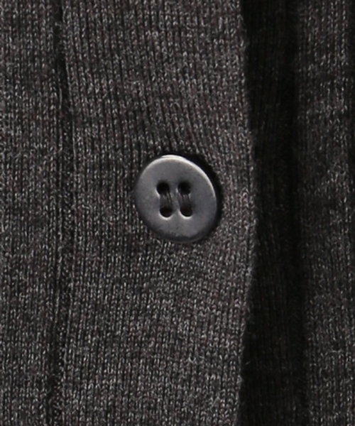 plage（プラージュ）の「Collar Wide Rib カーディガン（カーディガン/ボレロ・レディース・ブラウン/オリーブ・FREE）」の7枚目の写真