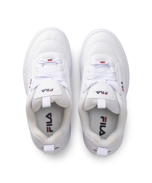 FILA（フィラ）の「SUPERBUBBLE（スニーカー・レディース・ホワイト・26.0cm/25.5cm/25.0cm/24.5cm/24.0cm/23.5cm/23.0cm）」の2枚目の写真