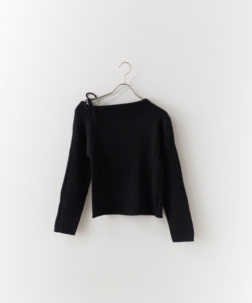 Chick(チック)の「Boatneck Design Knit/ボートネックデザインニット(ニット/セーター・レディース・ホワイト/レッド/ブラック・FREE)」の7枚目の写真